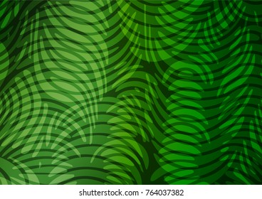 Light Green vector natural abstract template. A completely new color illustration in doodle style. The template can be used as a background for cell phones.