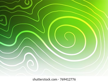 Light Green vector natural abstract texture. Creative illustration in blurred style with doodles and Zen tangles. A completely new template for your business design.