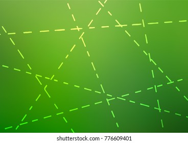 Light Green vector natural abstract pattern. Doodles on blurred abstract background with gradient. A completely new template for your business design.
