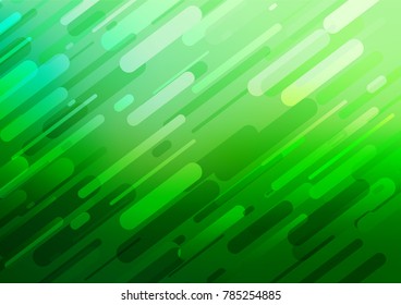 Light Green vector natural abstract template. Brand-new colored illustration in blurry style with doodles. Brand-new design for your business.