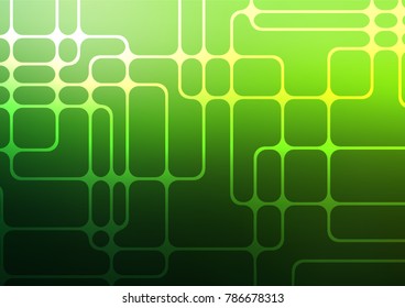 Light Green vector natural abstract pattern. Modern geometrical abstract illustration with doodles. The elegant pattern can be used as a part of a brand book.