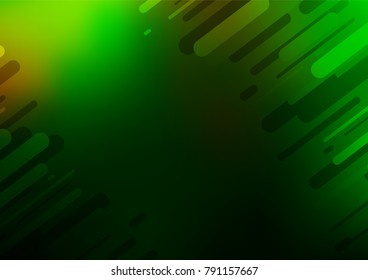 Light Green vector natural abstract template. Creative illustration in blurred style with doodles and Zen tangles. The pattern can be used for wallpapers and coloring books.