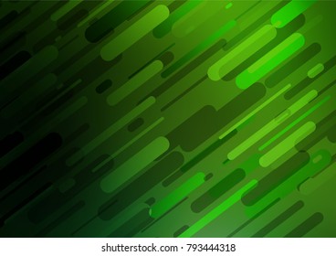 Light Green vector natural abstract pattern. A vague abstract illustration with doodles in Indian style. A completely new template for your business design.