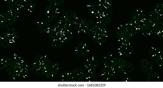 Light Green vector natural artwork with flowers. Gradient colorful abstract flowers on simple background. Best design for your business.