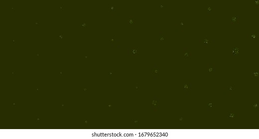Vector verde claro fondo natural con flores. Ilustración con flores coloridas abstractas con gradiente. Mejor diseño para su negocio.