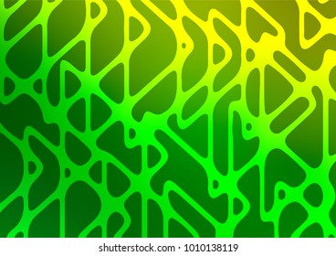 Light Green vector natural elegant texture. Doodles on blurred abstract background with gradient. The pattern can be used for wallpapers and coloring books.