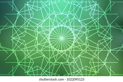 Light Green vector natural elegant template. Creative illustration in blurred style with doodles made by child. A completely new template for your business design.