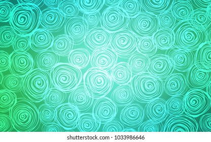 Light Green vector natural elegant template. An elegant bright illustration with roses in Natural style. The elegant pattern can be used as a part of a brand book.