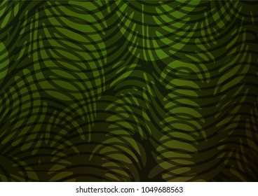 Light Green vector natural elegant texture. Modern geometrical abstract illustration with doodles. The pattern can be used for coloring books and pages for kids.