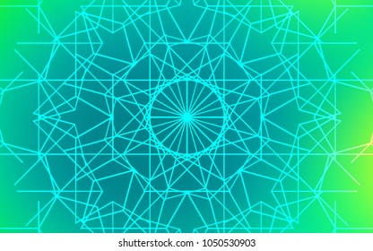 Light Green vector natural elegant artwork. An elegant bright illustration with lines drawn by child in Natural style. Brand-new design for your business.