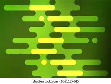 Light Green vector natural elegant pattern. Glitter abstract illustration with doodles and Zen tangles. The template can be used as a background for cell phones.