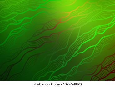 Light Green vector natural elegant background. Creative illustration in blurred style with doodles and Zen tangles. The pattern can be used for coloring books and pages for kids.