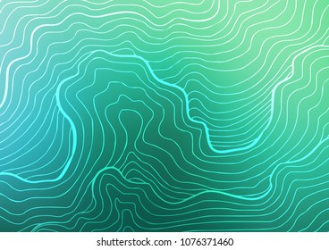 Light Green vector natural elegant background. Decorative shining illustration with doodles on abstract template. The pattern can be used for coloring books and pages for kids.