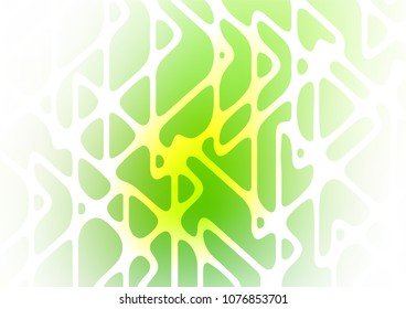 Light Green vector natural elegant pattern. Decorative shining illustration with doodles on abstract template. A completely new template for your business design.
