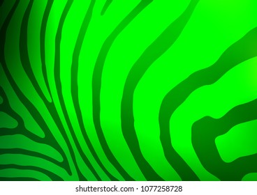 Light Green vector natural elegant background. Doodles on blurred abstract background with gradient. The doodle design can be used for your web site.
