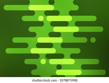 Light Green vector natural elegant texture. Doodles on blurred abstract background with gradient. The textured pattern can be used for website.