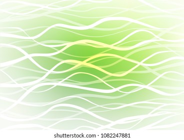 Light Green vector natural elegant background. Geometric doodle illustration in Origami style with gradient. The pattern can be used for heads of websites and designs.