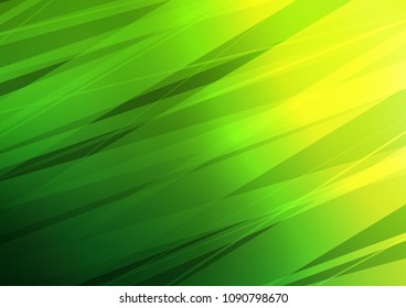 Light Green vector natural elegant pattern. Decorative shining illustration with doodles on abstract template. The completely new template can be used for your brand book.