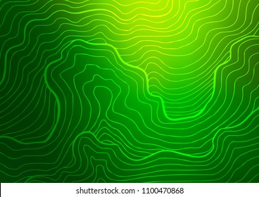 Light Green vector natural elegant pattern. Blurred decorative design in Indian style with Zen tangles. The best blurred design for your business.