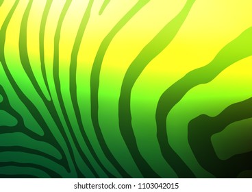 Light Green vector natural elegant template. A vague abstract illustration with doodles in Indian style. The doodle design can be used for your web site.