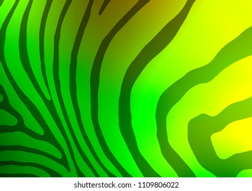 Light Green vector natural elegant pattern. Colorful illustration in abstract style with doodles and Zen tangles. A completely new template for your business design.