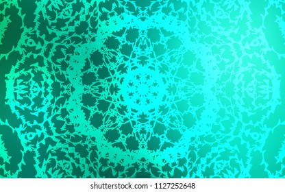 Light Green vector natural elegant pattern. Childish elegant natural pattern with gradient. The doodle design can be used for your web site.