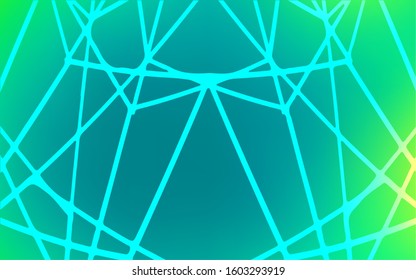 Light Green vector natural elegant artwork. An elegant bright illustration with lines drawn by child in Natural style. Brand-new design for your business.