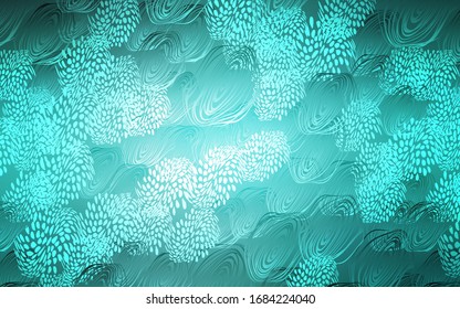Light Green vector natural elegant artwork. An elegant bright illustration with flowers in Natural style. A new texture for your design.