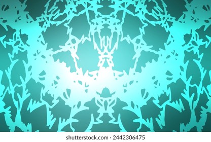 Light Green vector natural elegant template. Glitter abstract illustration with doodles and lines drawn by child. A completely new template for your business design.