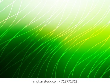 Light Green vector natural elegant pattern. Colorful illustration in abstract style with doodles. The best blurred design for your business.