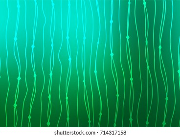 Light Green vector natural elegant pattern. Doodles on blurred abstract background with gradient. The pattern can be used for coloring books and pages for kids.
