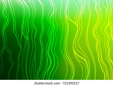 Light Green vector natural elegant texture. An elegant bright illustration with lines in Natural style. Brand-new design for your business.