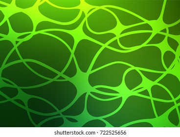 Light Green vector natural elegant texture. Blurred decorative design in Indian style with Zen tangles. The pattern can be used for heads of websites and designs.
