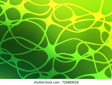 Light Green vector natural elegant pattern. A vague abstract illustration with doodles in Indian style. The pattern can be used for heads of websites and designs.