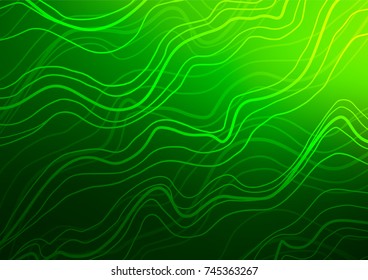 Light Green vector natural elegant texture. Brand-new colored illustration in blurry style with doodles. The elegant pattern can be used as a part of a brand book.