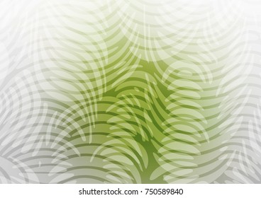 Light Green vector natural elegant template. A vague abstract illustration with doodles in Indian style. Brand-new design for your business.