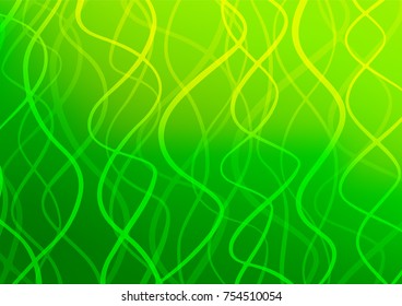Light Green vector natural elegant background. Glitter abstract illustration with doodles and Zen tangles. The completely new template can be used for your brand book.