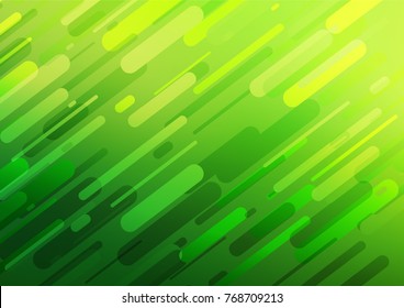 Light Green vector natural elegant template. Decorative shining illustration with doodles on abstract template. Hand painted design for web, leaflet, textile.