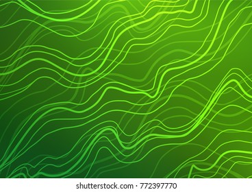 Light Green vector natural elegant background. Sketchy hand drawn doodles on blurred background. The elegant pattern can be used as a part of a brand book.