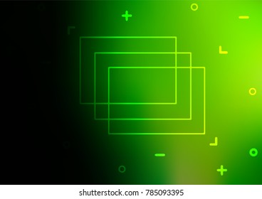 Light Green vector natural elegant texture. Shining colored illustration with doodles in Zen tangle style. Hand painted design for web, wrapping, wallpaper.