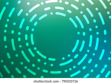 Light Green vector natural elegant template. Colorful abstract illustration with lines in Asian style. The elegant pattern can be used as a part of a brand book.