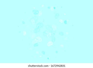 Light Green vector natural pattern with flowers. Decorative design of flowers on white background. The best design for your business.