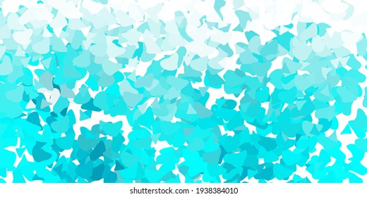 Light green vector pattern with abstract shapes. Colorful illustration with simple gradient shapes. Elegant design for wallpaper set.