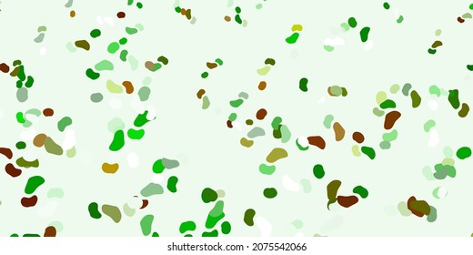 Light green vector pattern with abstract shapes. Simple design in abstract style with gradient forms. Simple illustration for your web site.