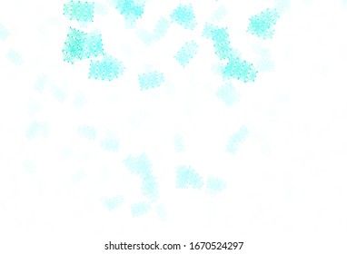 Light Green vector pattern with artificial intelligence network. Shining illustration with AI shapes on abstract template. Smart design for promotion of bid data.