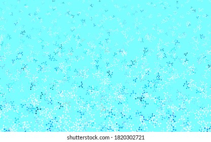 Light Green vector pattern with artificial intelligence network. Colored AI structure with gradient lines and dots. Pattern for  poster, banner of technology.