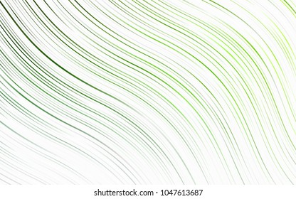 Light Green vector pattern with bent lines. Brand-new colored illustration in marble style with gradient. New composition for your brand book.
