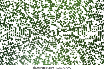 Light Green vector pattern with bent lines. A vague circumflex abstract illustration with gradient. Brand-new design for your ads, poster, banner.