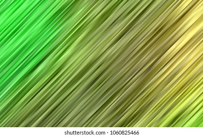 Light Green vector pattern with bent lines. Shining crooked illustration in marble style. Marble design for your web site.
