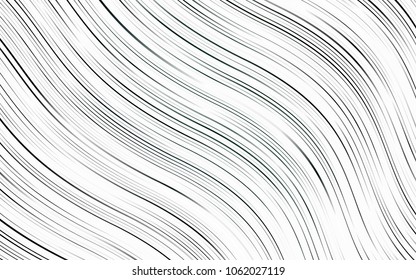 Light Green vector pattern with bent lines. Colorful abstract illustration with gradient lines. The elegant pattern for brand book.